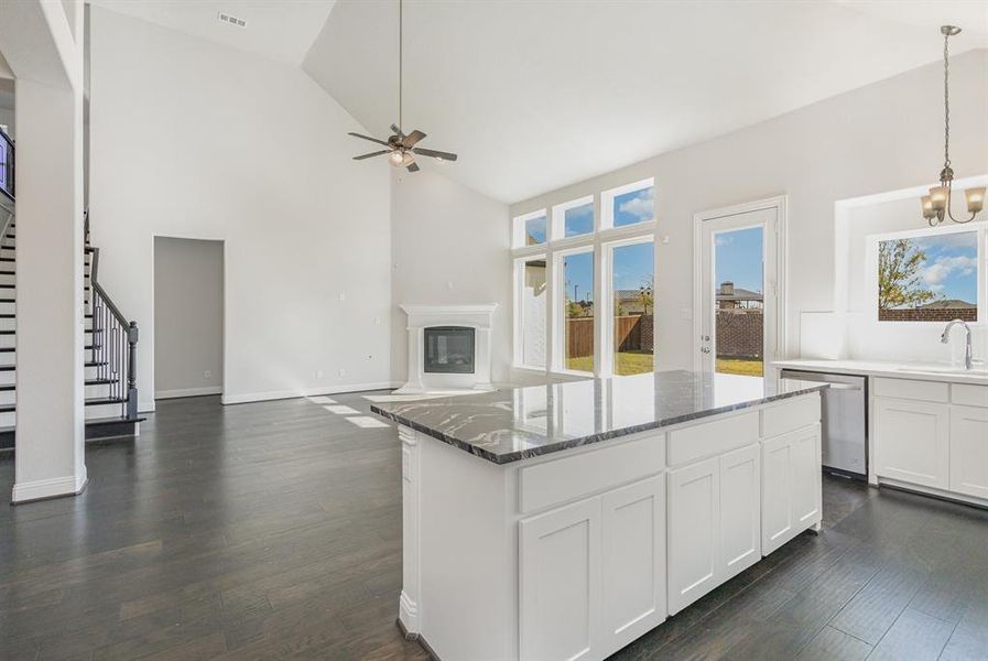 Furnished interior view inside a new home in Edgewater, Fate (Image 5).