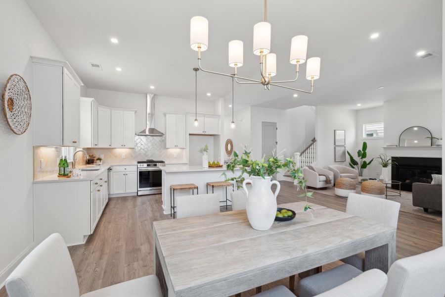 Furnished interior view inside a new home in The Domus Collection at Midtown Nexton, Summerville (Image 6).