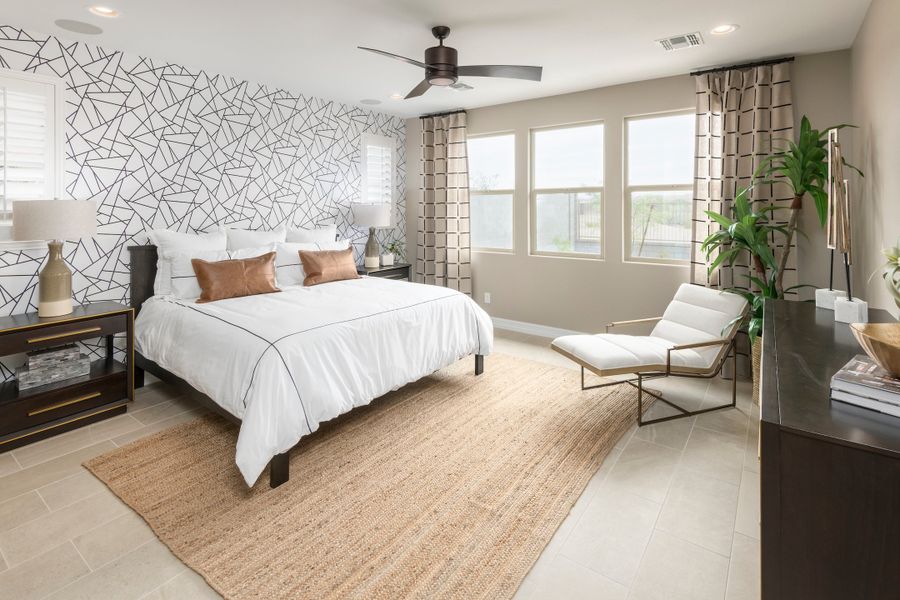 Representative furnished interior of a home built from the Savannah by Beazer Homes in Marbella at Windrose, Waddell (Image 8).