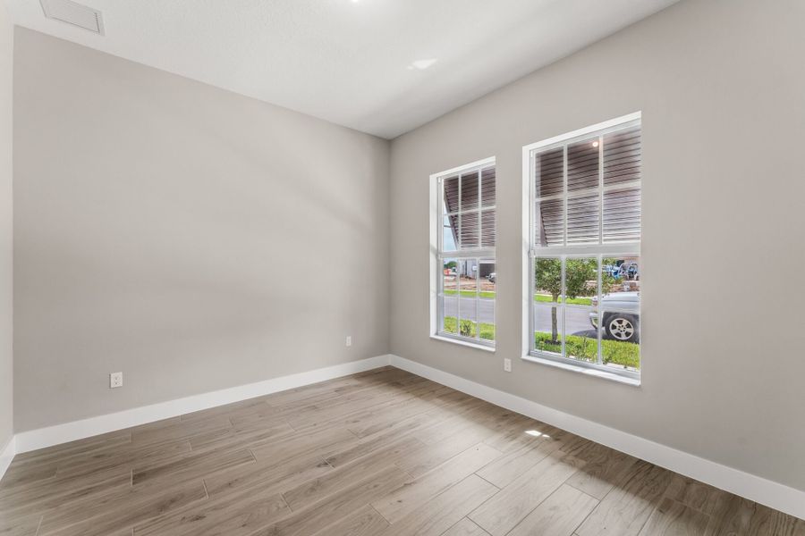 Representative unfurnished interior of a home built from the Monarch by Mattamy Homes in Newfield - Rosette Park, Palm City (Image 12).