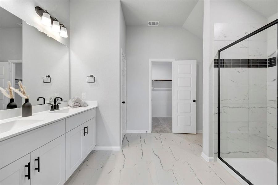 Furnished interior view inside a new home in Sanderos, Fort Worth (Image 6).