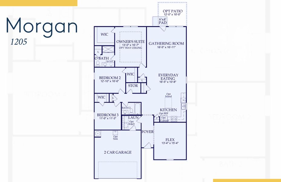 2D floor plan layout of this home in Forestwood, Longs, SC (Image 3). 2D floor plan layout of this home in Forestwood, Longs, SC (Image 3).