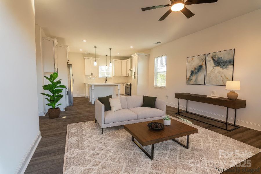 Furnished interior view inside a new home in , Shelby (Image 4). Furnished interior view inside a new home in , Shelby (Image 4).