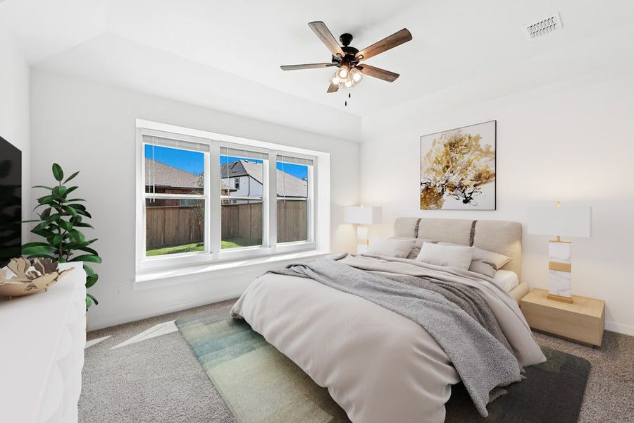 Furnished interior view inside a new home in Mayfair, New Braunfels (Image 5).