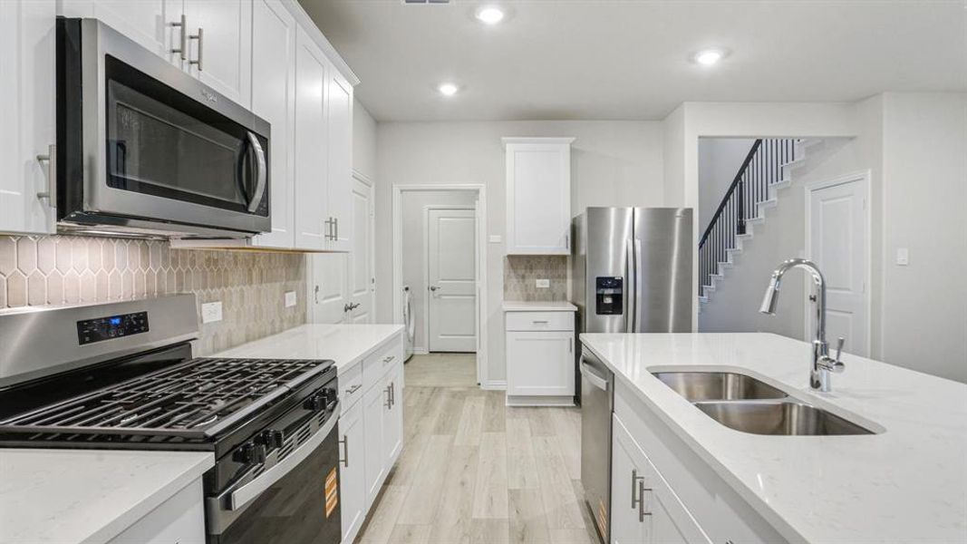 Furnished interior view inside a new home in Eastridge - Spring Series, McKinney (Image 9).