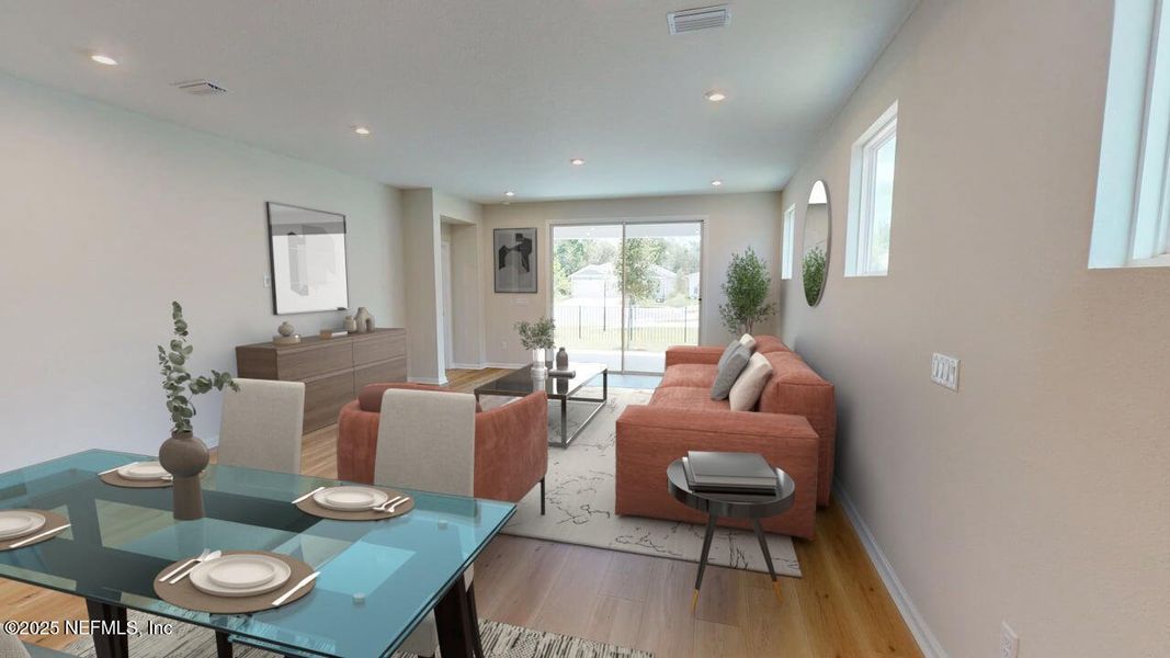 Furnished interior view inside a new home in RiverTown - WaterSong, St. Johns (Image 10). Furnished interior view inside a new home in RiverTown - WaterSong, St. Johns (Image 10).