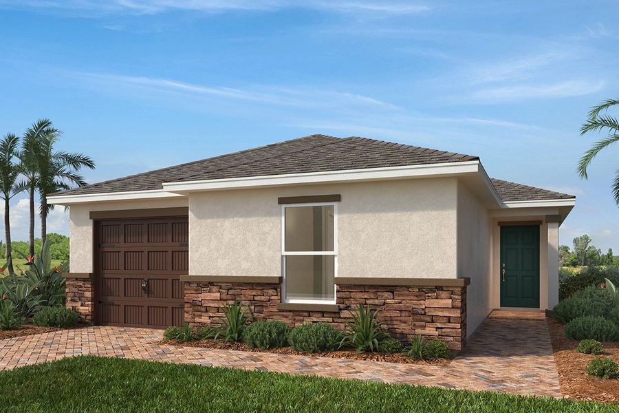 Exterior A with optional stone Exterior A with optional stone