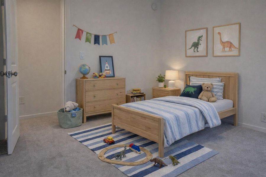 Furnished interior view inside a new home in Tavola, New Caney (Image 9).