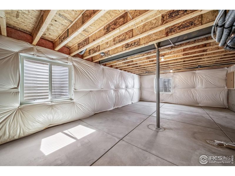 In-progress construction of a new home in , Johnstown, CO (Image 33).
