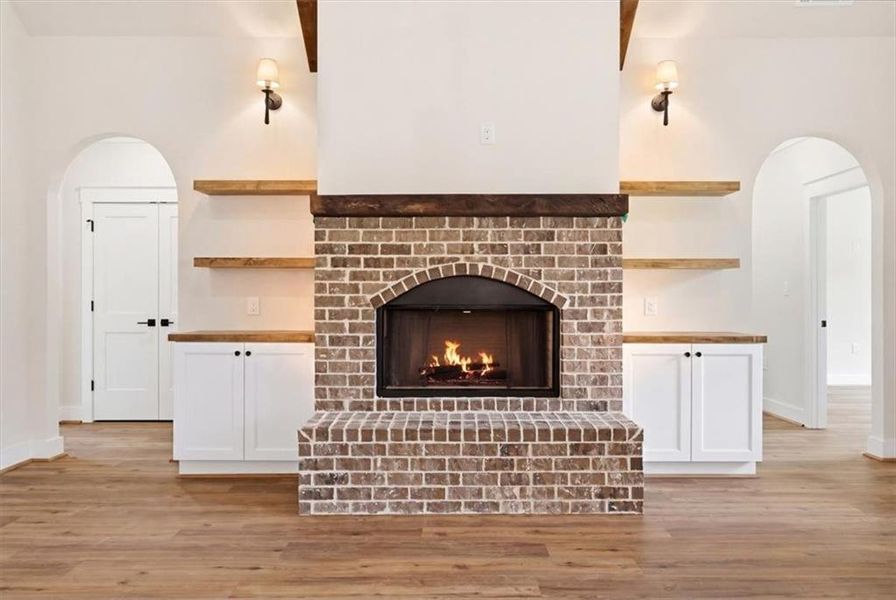 Furnished interior view inside a new home in , Monroe (Image 14).