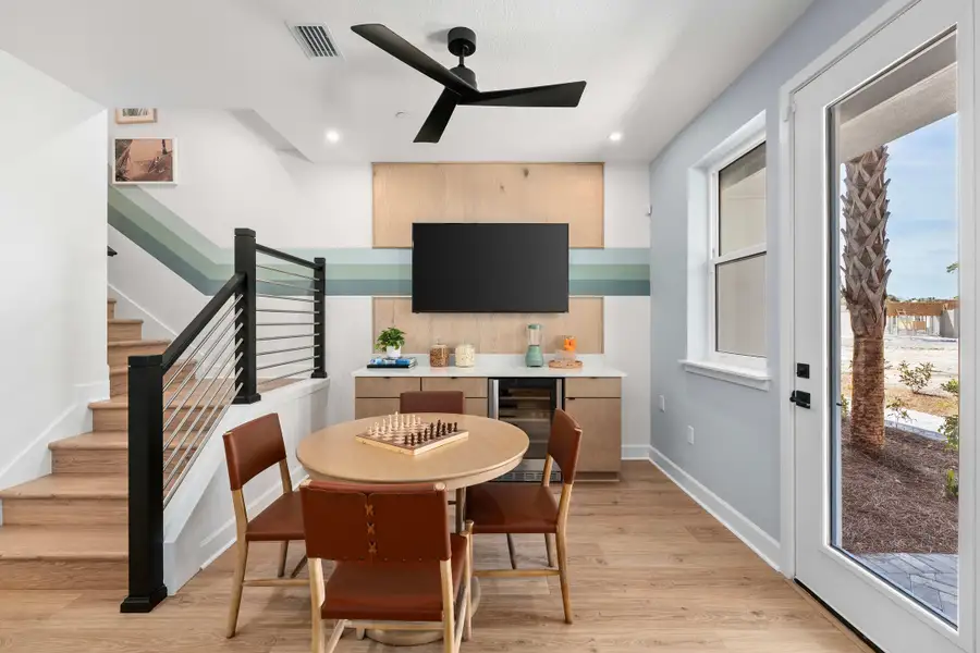 Representative furnished interior of a home built from the Seaglass by Tri Pointe Homes in EvenTide, New Smyrna Beach (Image 51).