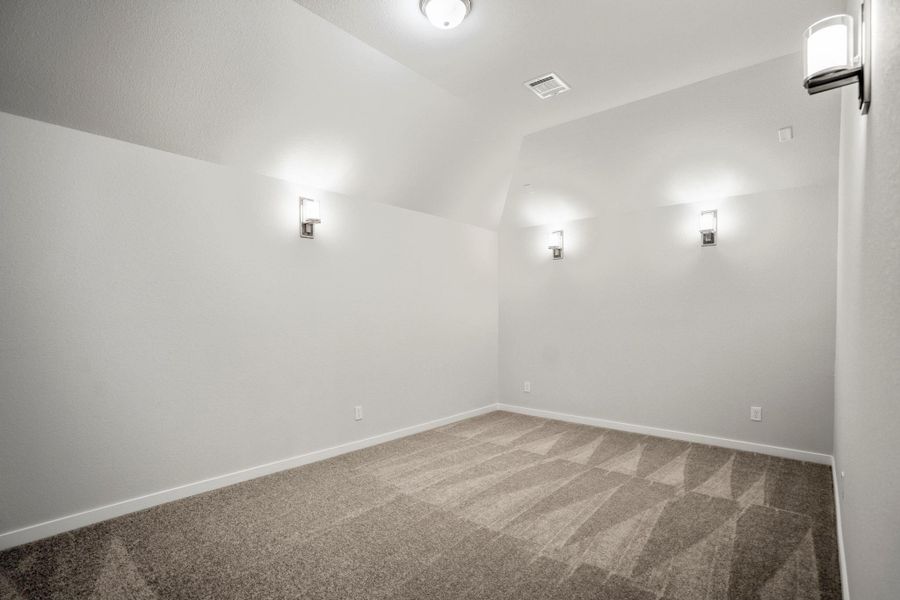 Spacious, unfurnished interior of a new home in Artavia 70′ Lots, Conroe (Image 44).