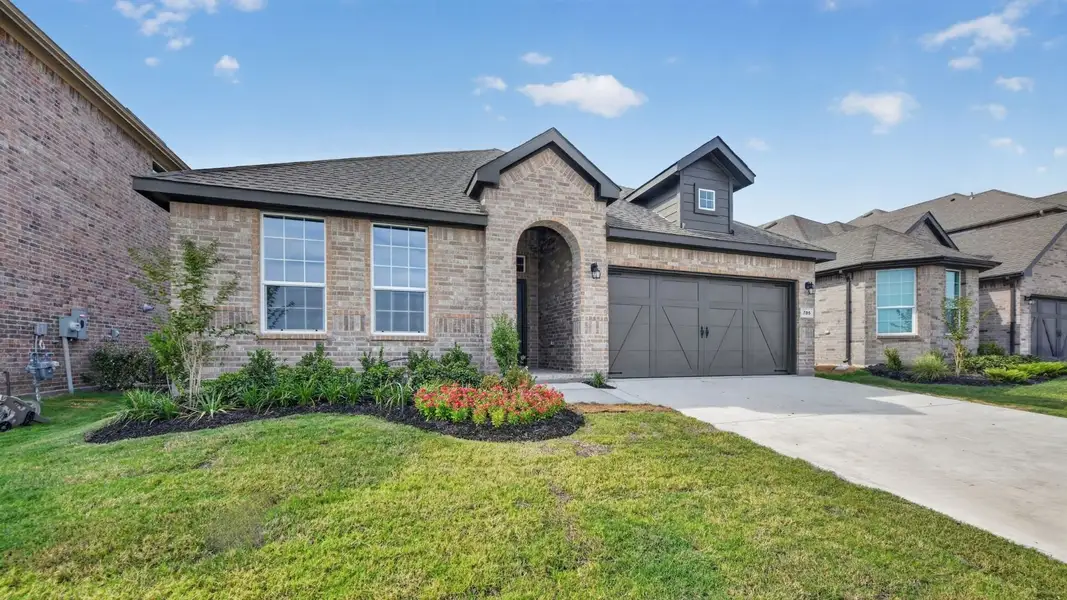 Representative exterior photo of a completed home built from the Crownpoint by D.R. Horton in Morningstar, Aledo, TX (Image 2). Representative exterior photo of a completed home built from the Crownpoint by D.R. Horton in Morningstar, Aledo, TX (Image 2).