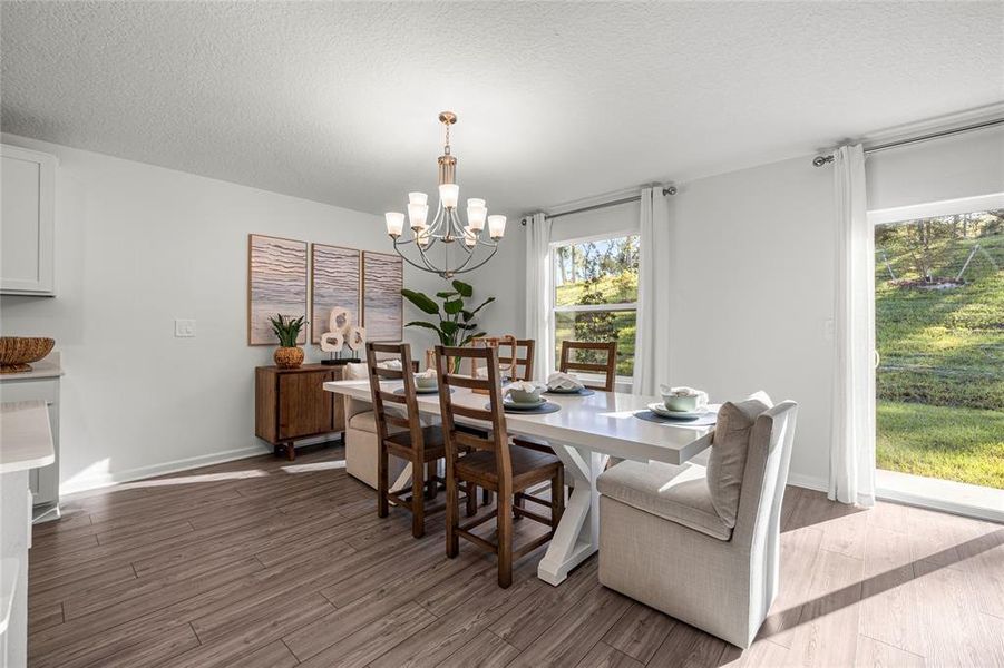 Furnished interior view inside a new home in Tara Forest East, Alachua (Image 11).
