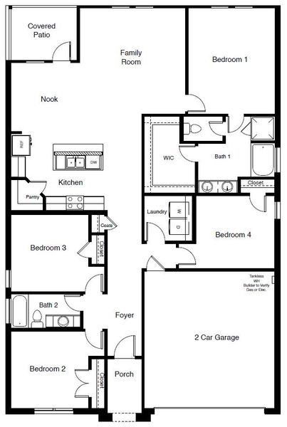 2D floor plan layout of this home in Mustang Ridge, Andrews, TX (Image 4). 2D floor plan layout of this home in Mustang Ridge, Andrews, TX (Image 4).