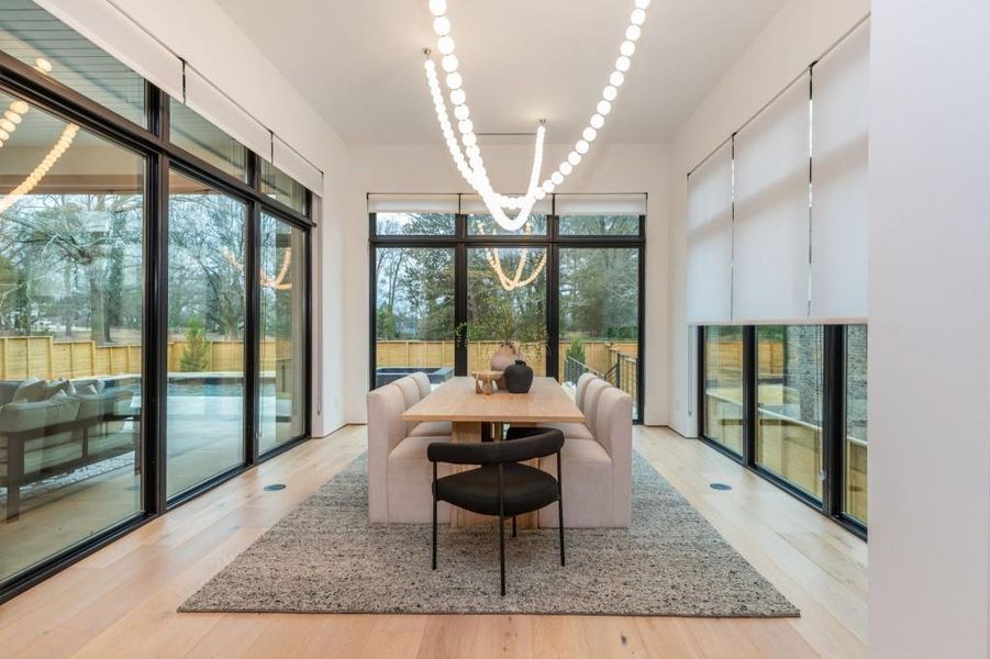 Furnished interior view inside a new home in , Atlanta (Image 14).