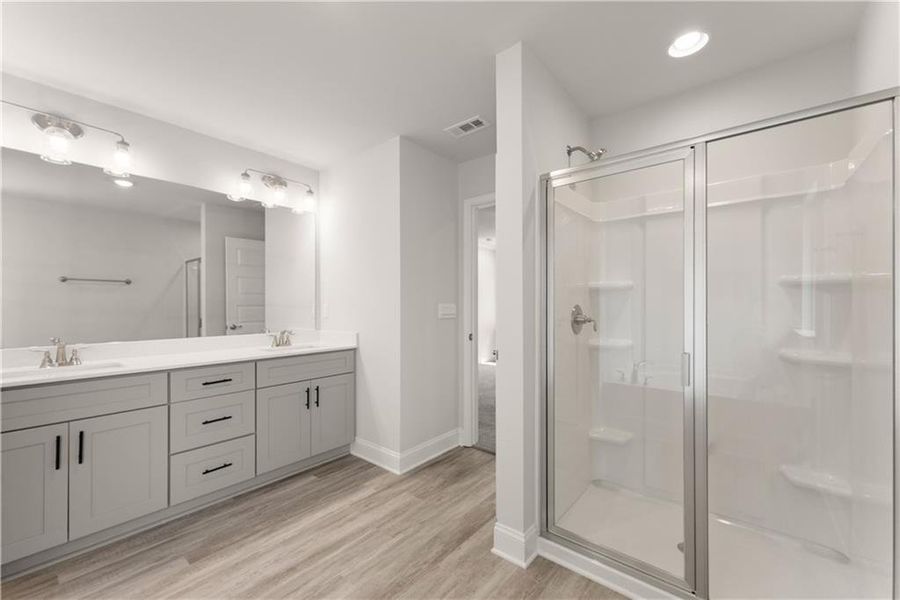 Furnished interior view inside a new home in Magnolia Villas, Cornelia (Image 9).