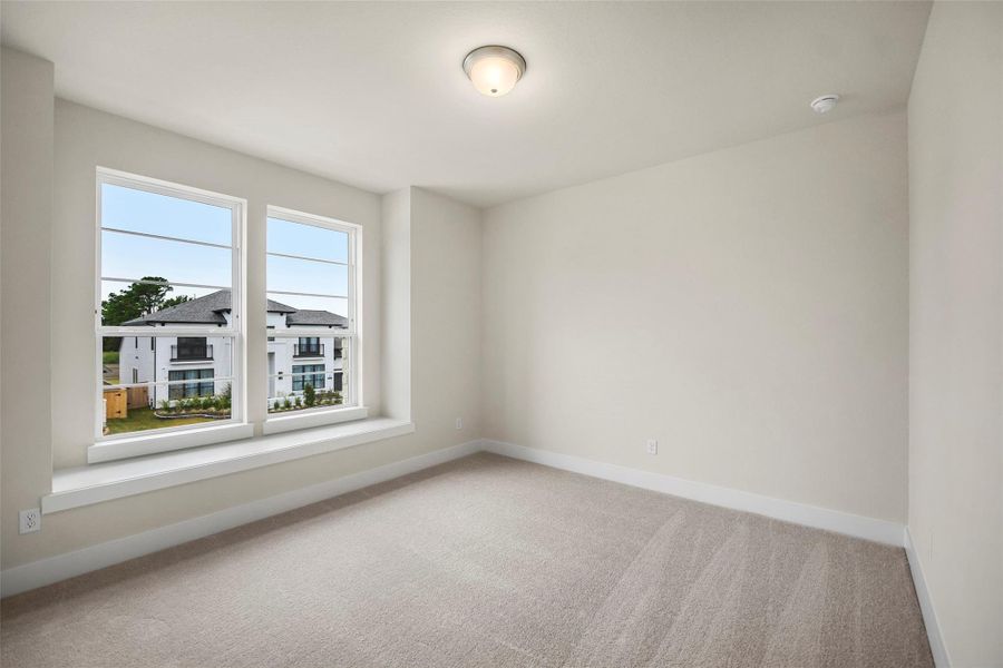 Spacious, unfurnished interior of a new home in Bridgeland 80′, Cypress (Image 17).