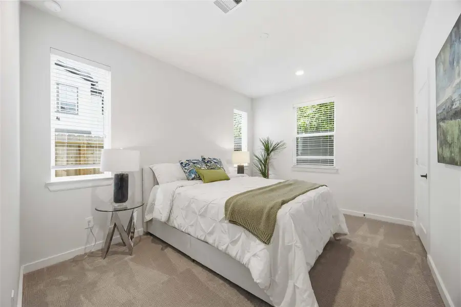 Furnished interior view inside a new home in Fulton Crossing, Houston (Image 11).