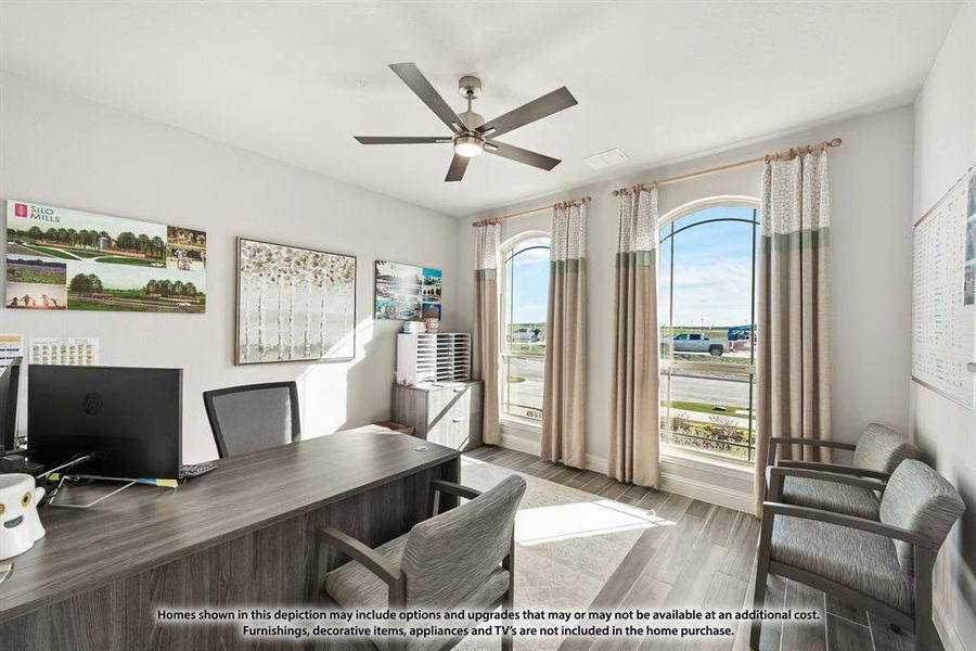 Furnished interior view inside a new home in North Grove, Waxahachie (Image 5).