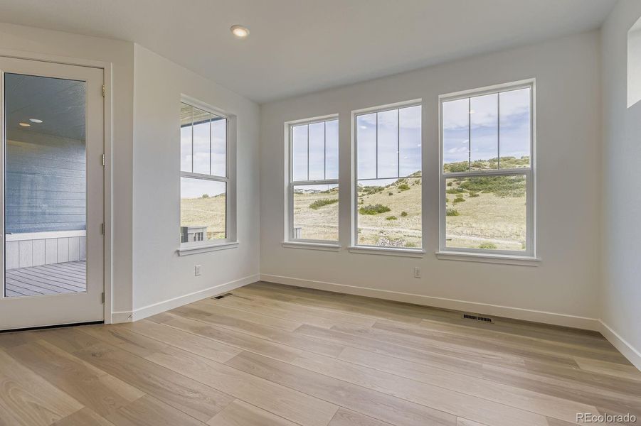 Spacious, unfurnished interior of a new home in Macanta: The Grand Collection, Castle Rock (Image 12). Spacious, unfurnished interior of a new home in Macanta: The Grand Collection, Castle Rock (Image 12).