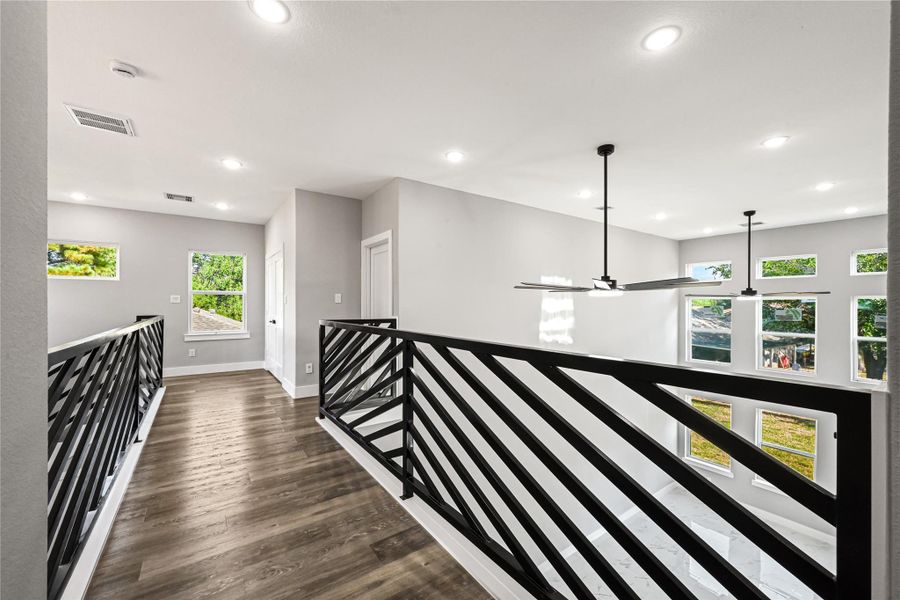 Click Lock Waterproof Luxury Vinyl Plank Flooring whole second floor