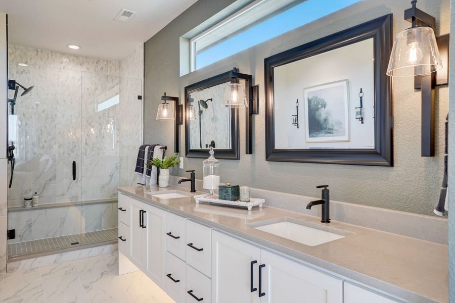 Representative furnished interior of a home built from the 3 by Trumark Homes in Kitchel Lake at Serratoga Falls, Timnath (Image 35).