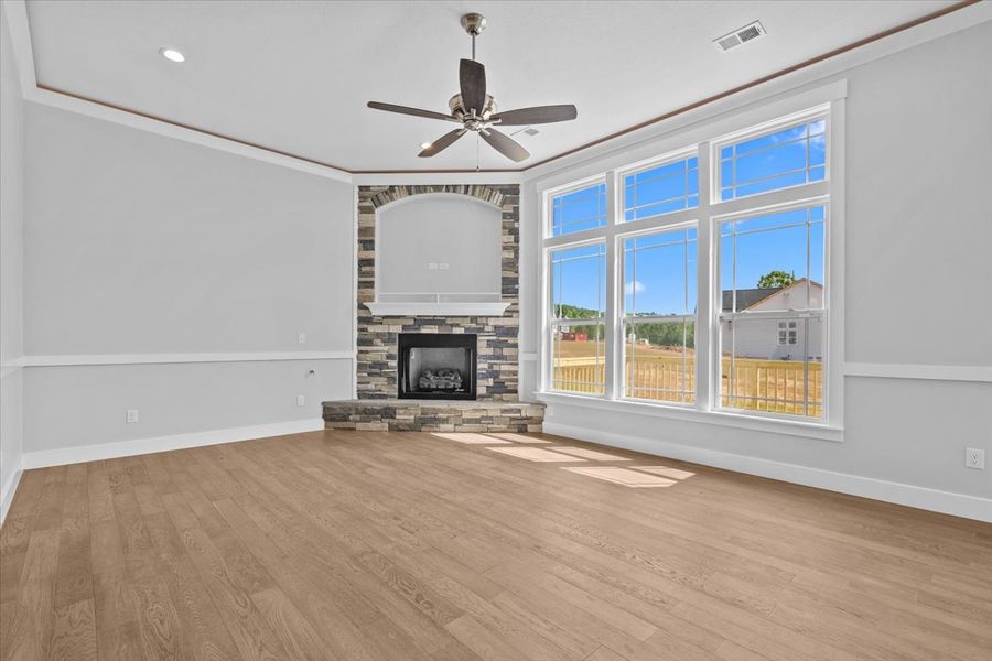 Representative unfurnished interior of a home built from the Hartford Elite by Enchanted Homes in Smokey Hills, Campobello (Image 31).
