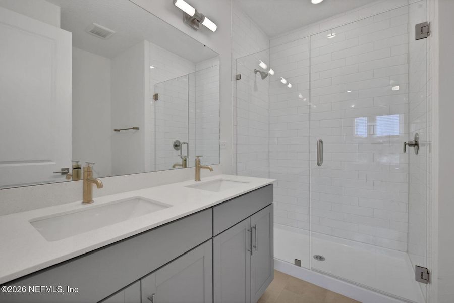 Furnished interior view inside a new home in North Beach Townhomes, Jacksonville Beach (Image 10).