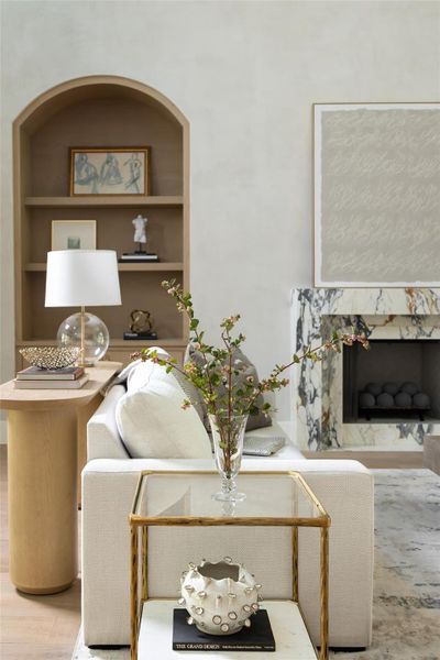 Throughout the home, 9.5” European white oak flooring and custom white oak built-ins add warmth and natural texture, while Lutron-controlled smart lighting, integrated audio/video, and prewiring for security and motorized drapes bring modern convenience to every corner. Throughout the home, 9.5” European white oak flooring and custom white oak built-ins add warmth and natural texture, while Lutron-controlled smart lighting, integrated audio/video, and prewiring for security and motorized drapes bring modern convenience to every corner.