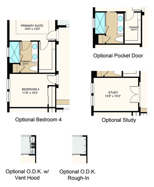 2D floor plan layout of this home in Indigo Creek, Apollo Beach, FL (Image 3).