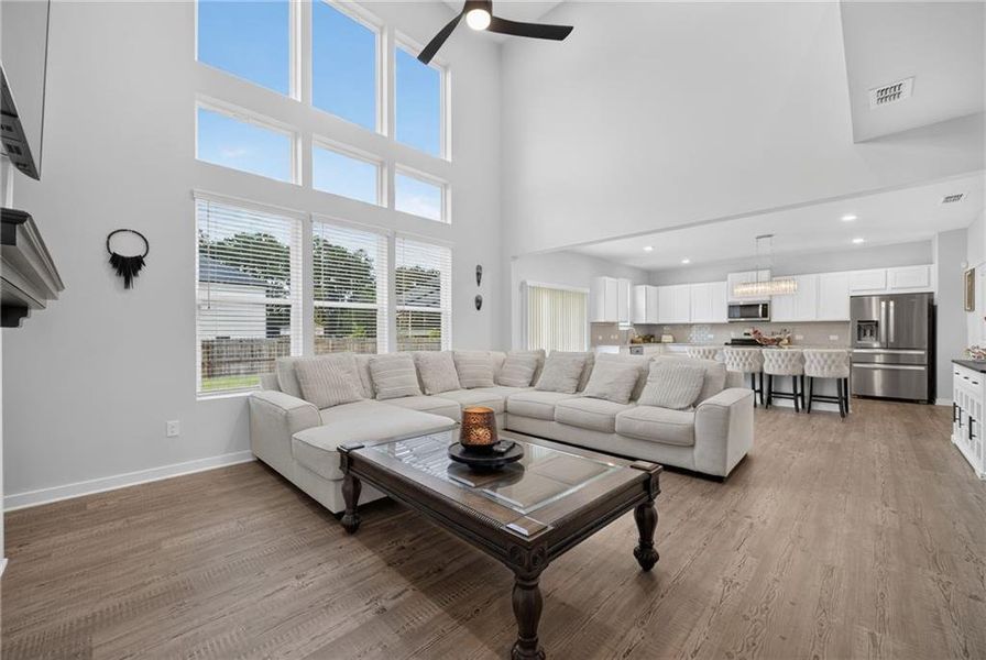 Furnished interior view inside a new home in , Grayson (Image 48). Furnished interior view inside a new home in , Grayson (Image 48).