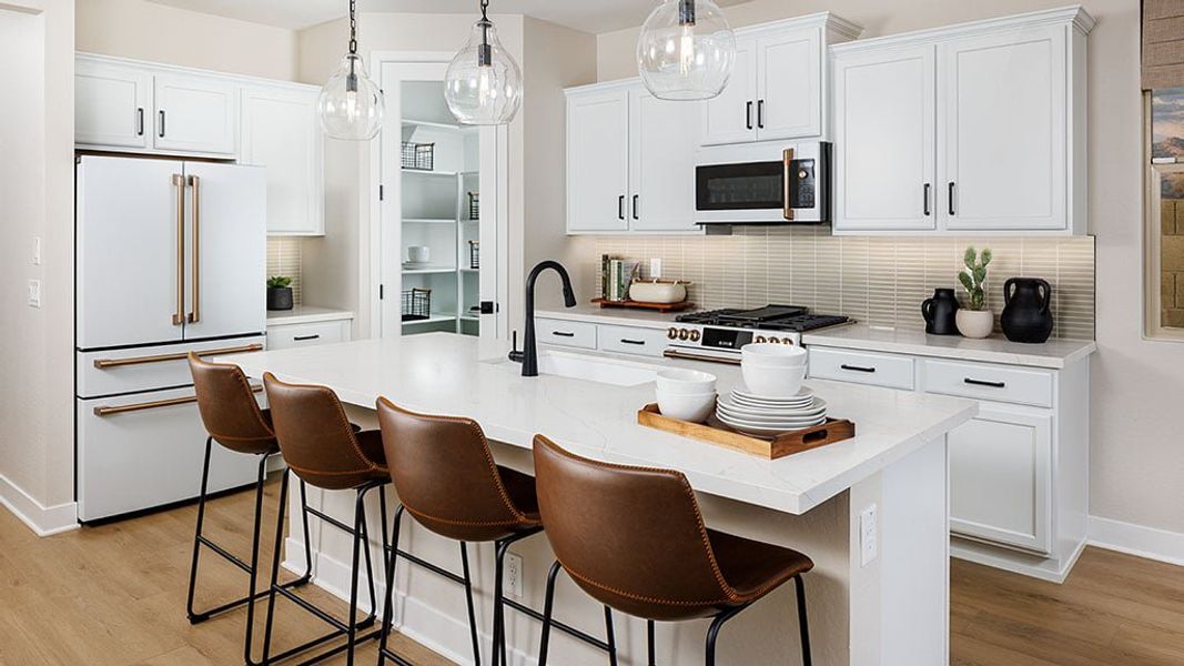 Representative furnished interior of a home built from the Onyx by Taylor Morrison in Saddleback, Peoria (Image 7).