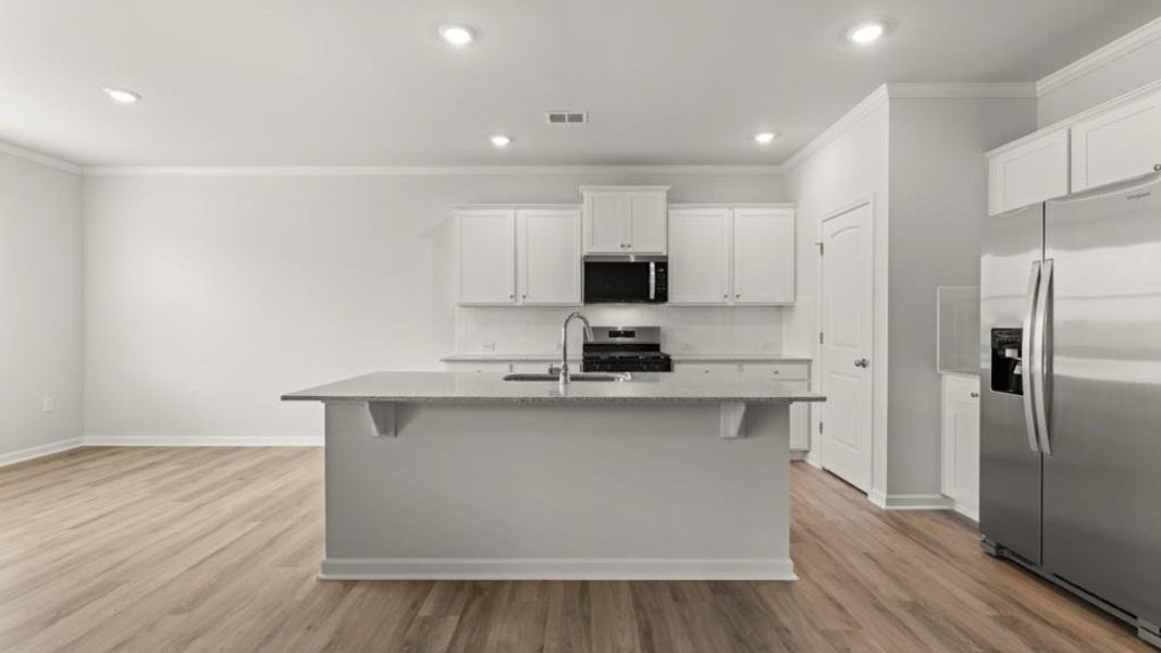 Furnished interior view inside a new home in Liberty Crossing, Braselton (Image 10).