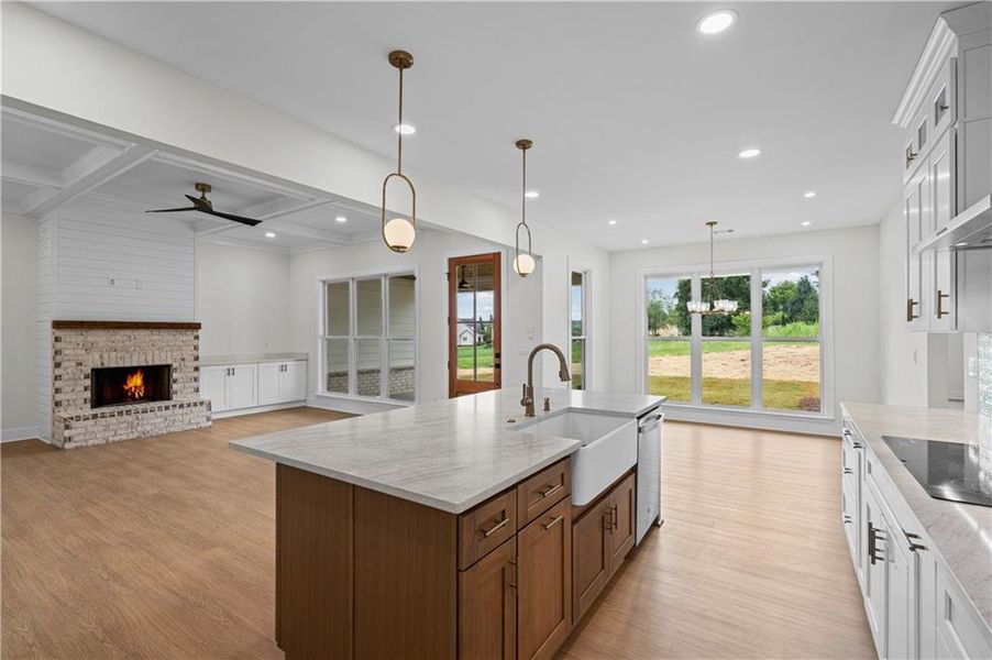 Furnished interior view inside a new home in , Clermont (Image 19). Furnished interior view inside a new home in , Clermont (Image 19).
