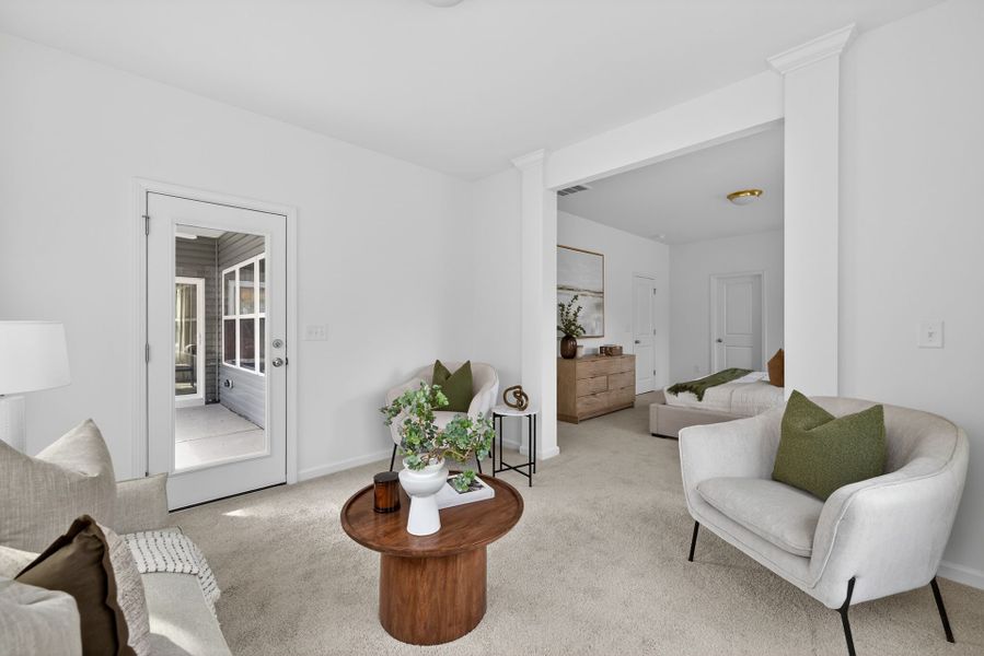 Furnished interior view inside a new home in Nathans Ridge, Lillington (Image 24).