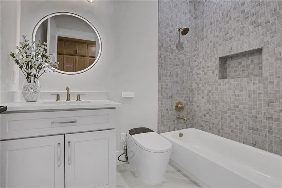 Furnished interior view inside a new home in , Milton (Image 70).