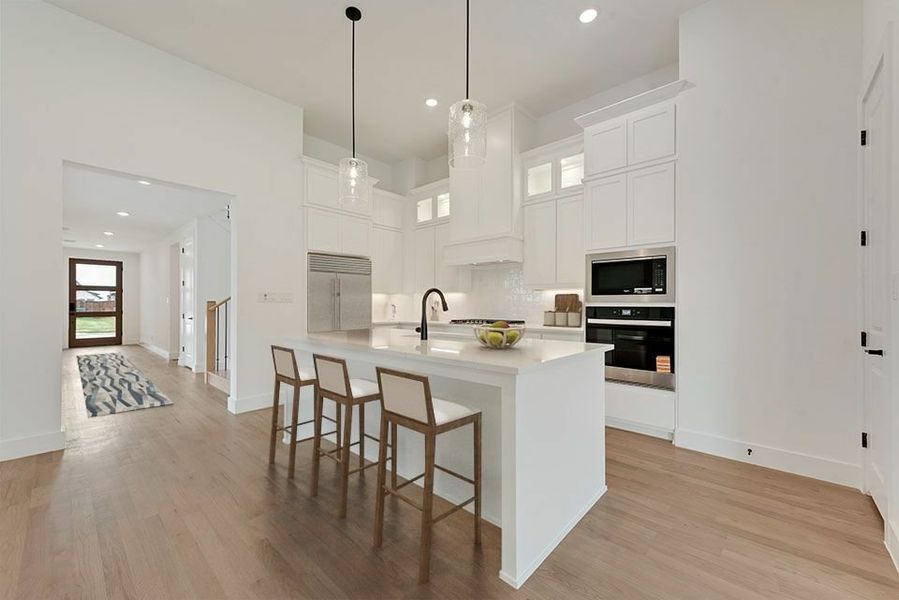 Furnished interior view inside a new home in Tavolo Park, Fort Worth (Image 16). Furnished interior view inside a new home in Tavolo Park, Fort Worth (Image 16).