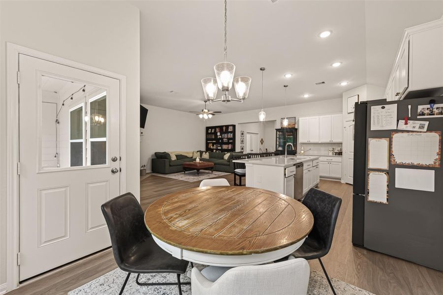 Furnished interior view inside a new home in , Willis (Image 38).
