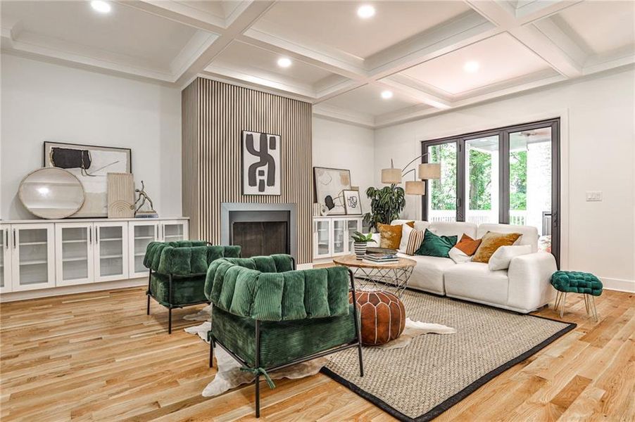 Furnished interior view inside a new home in , Decatur (Image 6).