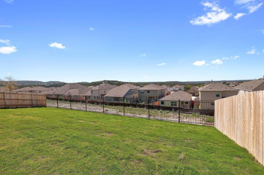 Exterior details and patio area of a home in Lakeside at Tessera - 50', Lago Vista (Image 3).