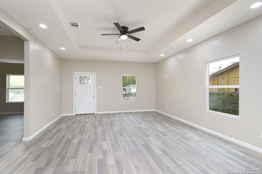 Spacious, unfurnished interior of a new home in , San Antonio (Image 8). Spacious, unfurnished interior of a new home in , San Antonio (Image 8).