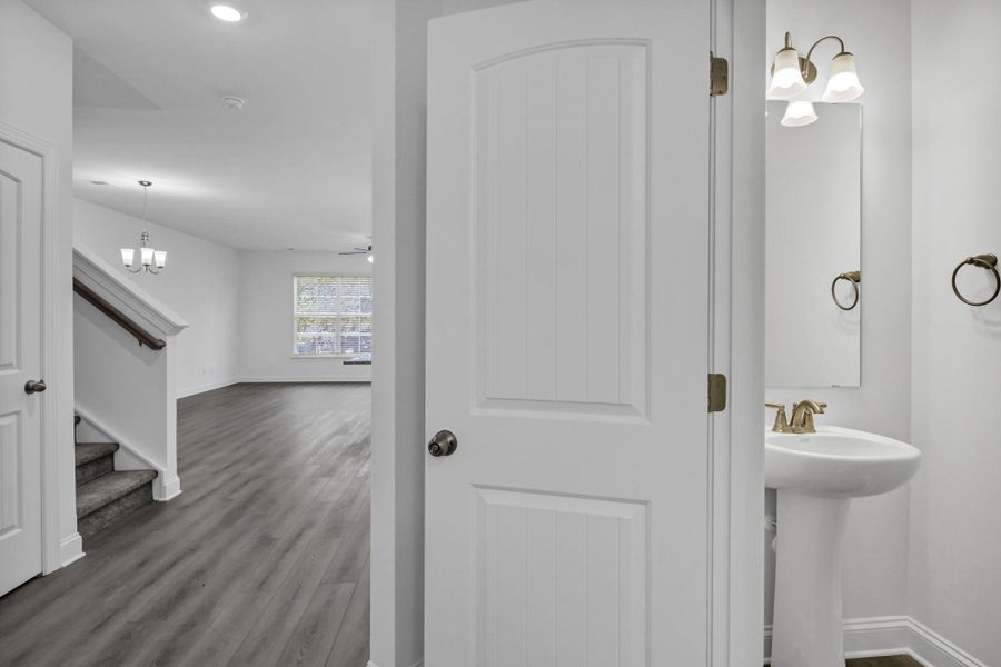 Furnished interior view inside a new home in Kensington Place Townhomes, Lexington (Image 7).
