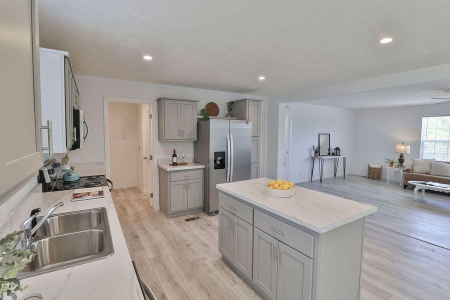 Furnished interior view inside a new home in , Cross (Image 26). Furnished interior view inside a new home in , Cross (Image 26).