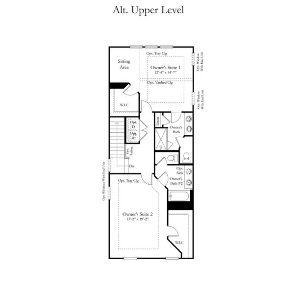 2D floor plan layout of this home in Townes at Carolina Forest, Myrtle Beach, SC (Image 3). 2D floor plan layout of this home in Townes at Carolina Forest, Myrtle Beach, SC (Image 3).