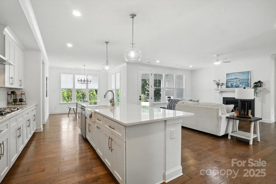 Furnished interior view inside a new home in , Mooresville (Image 11). Furnished interior view inside a new home in , Mooresville (Image 11).