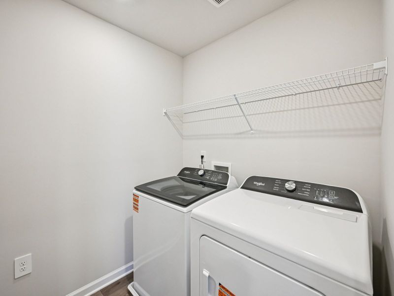 The Lancaster floorplan with the Elemental White interior package.