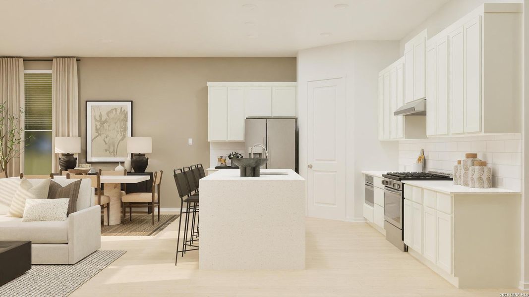 Furnished interior view inside a new home in Gatehouse, New Braunfels (Image 26).