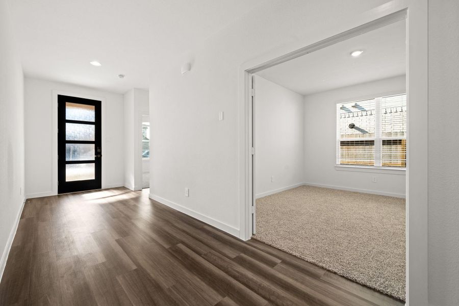 Spacious, unfurnished interior of a new home in Harvest Green, Richmond (Image 34). Spacious, unfurnished interior of a new home in Harvest Green, Richmond (Image 34).