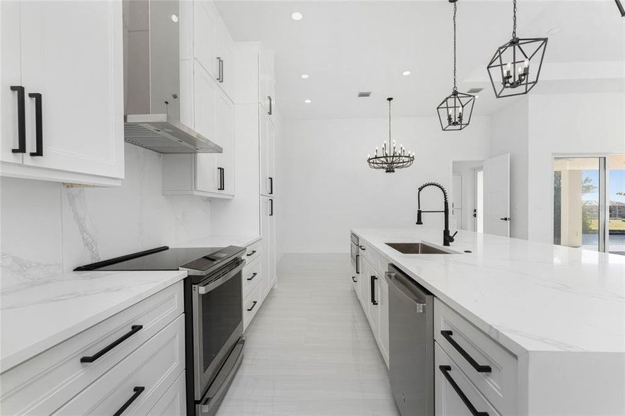 Furnished interior view inside a new home in , Port Charlotte (Image 8). Furnished interior view inside a new home in , Port Charlotte (Image 8).